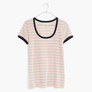 Madewell Recycled Cotton Tee in Sacramento Stripe
